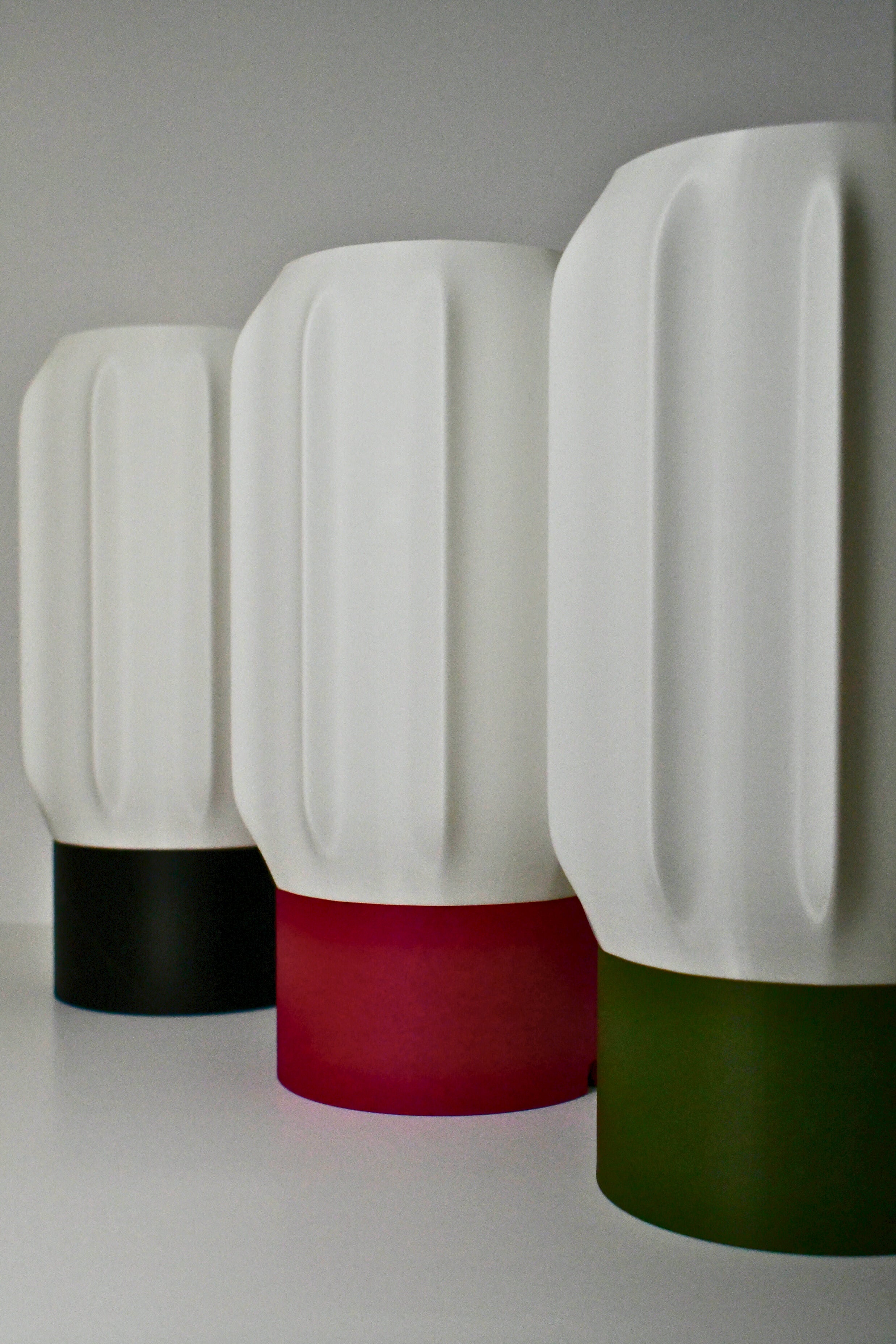 Black Green Plum Designer table lamp